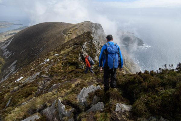 One mans pass donegal hike