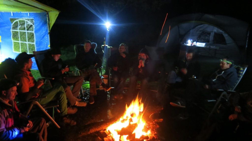 image00001 Party around the fire on stag party