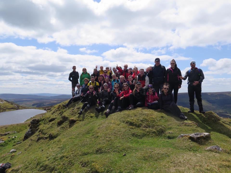 image00008 charity group doing hiking adventure on the mountain