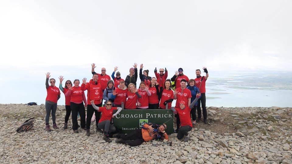 image00014 charity group at croagh patrick hiking adventure